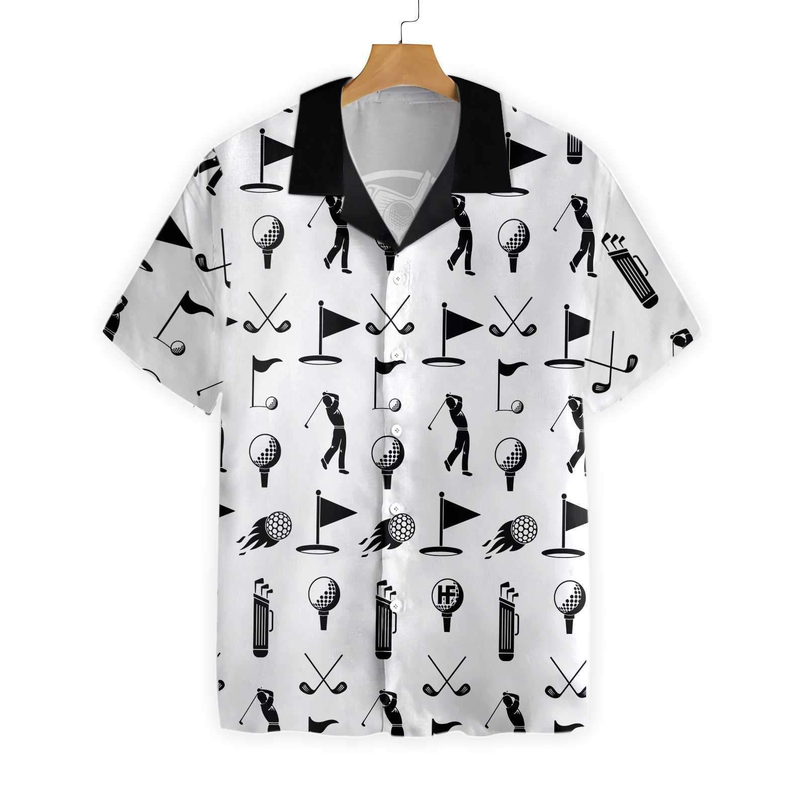 Golf Equipment Pattern 0602 Hawaii Shirt Ha80853