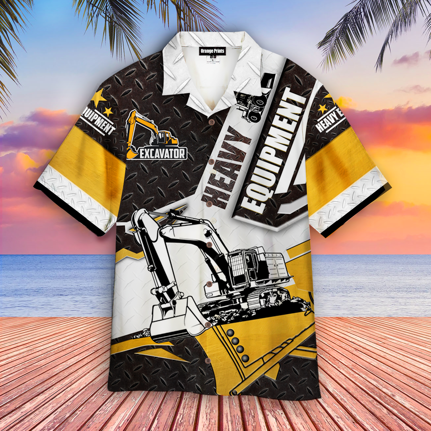 Excavator Hawaii Shirt For Men Women Ha70773