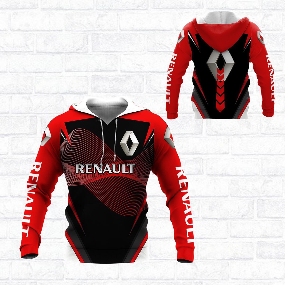 3D All Over Printed Renault AN-VA Shirts Ver 1 (Red)
