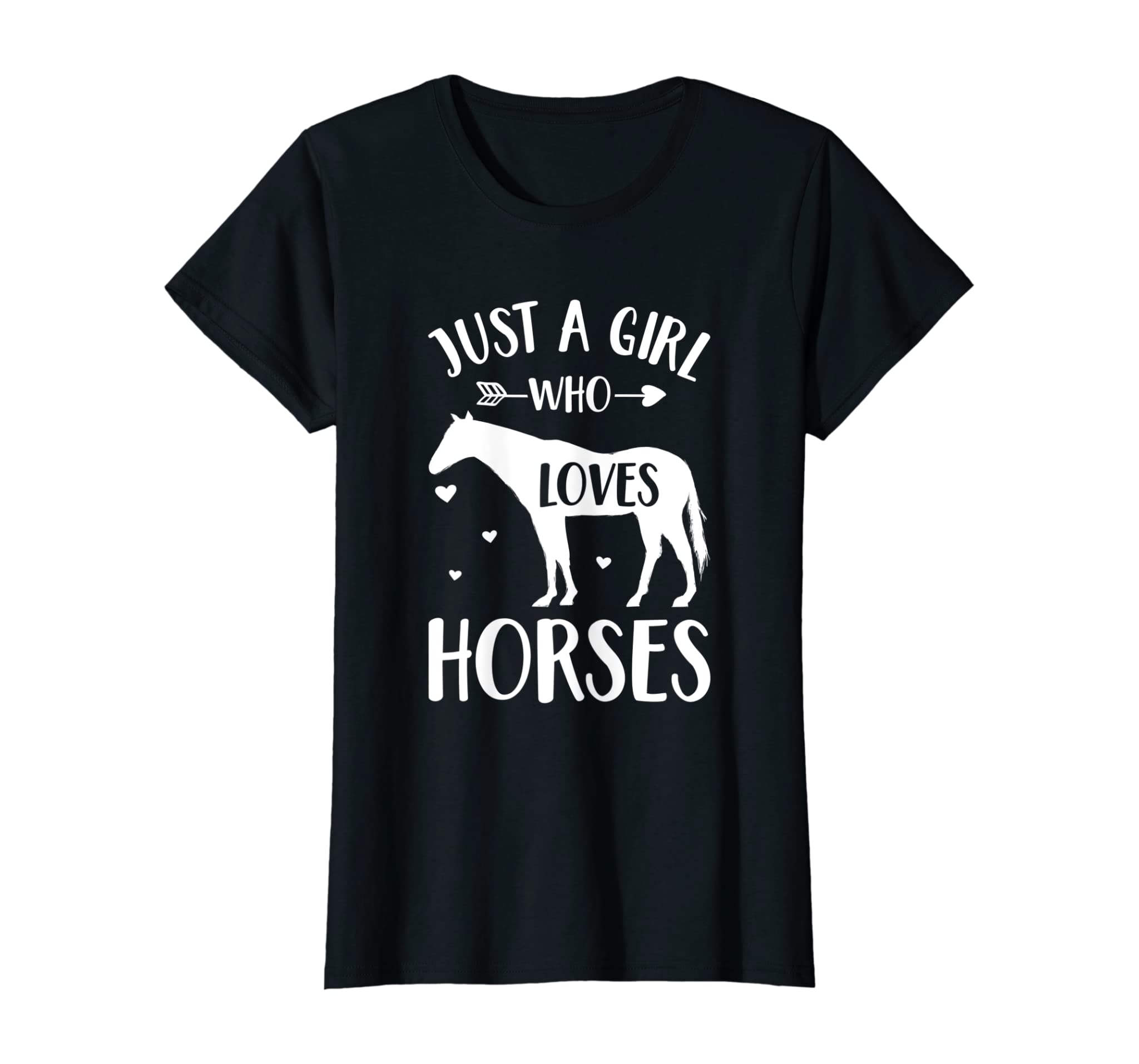 Just a Girl Who Loves Horses Gift Horse Riding Shirt