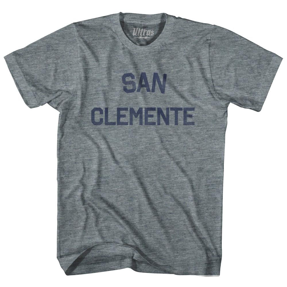 California San Clemente Womens Tri-Blend Junior Cut Vintage T-shirt