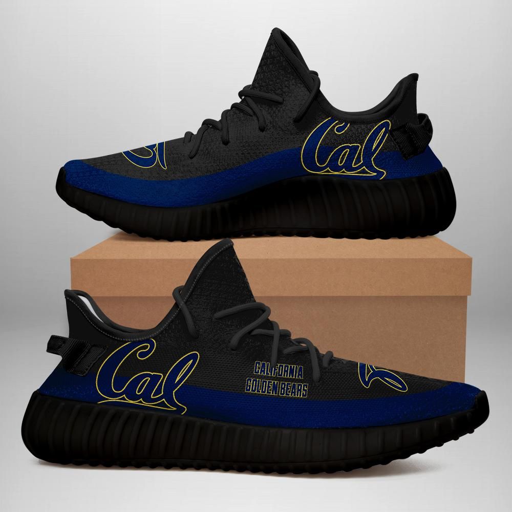 California Golden Bears Unisex Sneaker Football Custom Shoes California Golden Bears Yeezy Boost 350