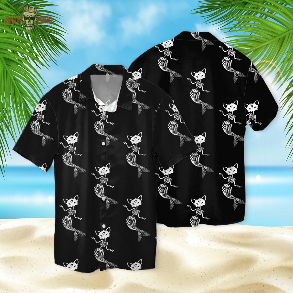 Purrmaids Skull Dancing Hawaii Shirt Ha73732