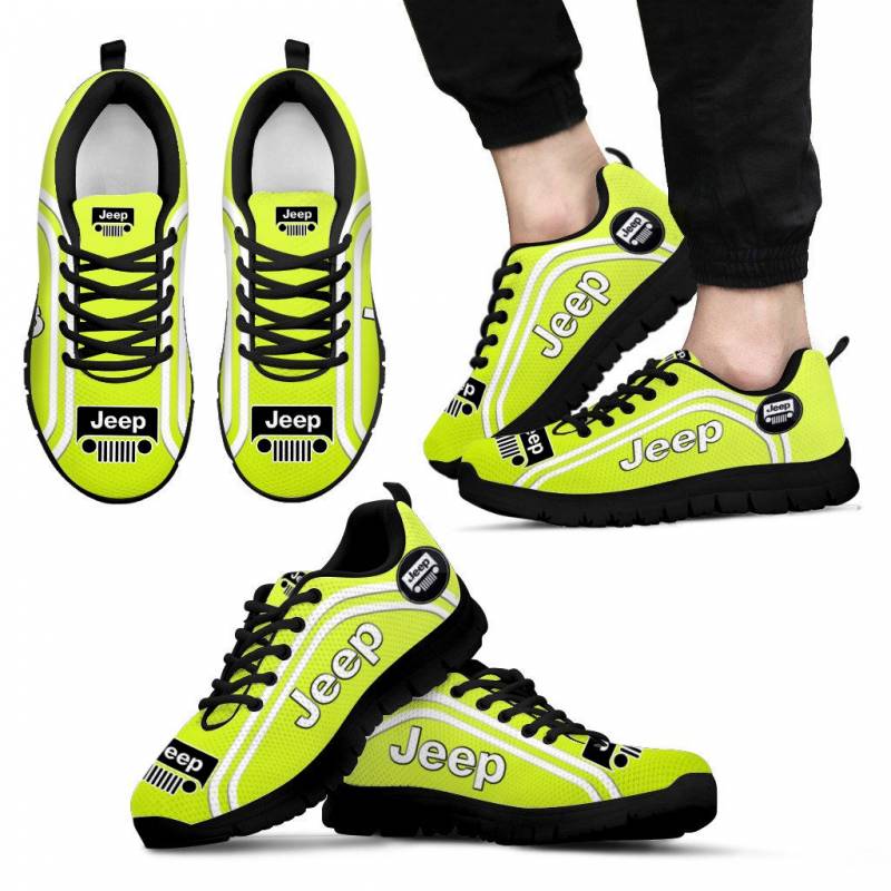 3D Printed Jeep LPH Sneakers Ver 2 For Men & Women (Neon Green)