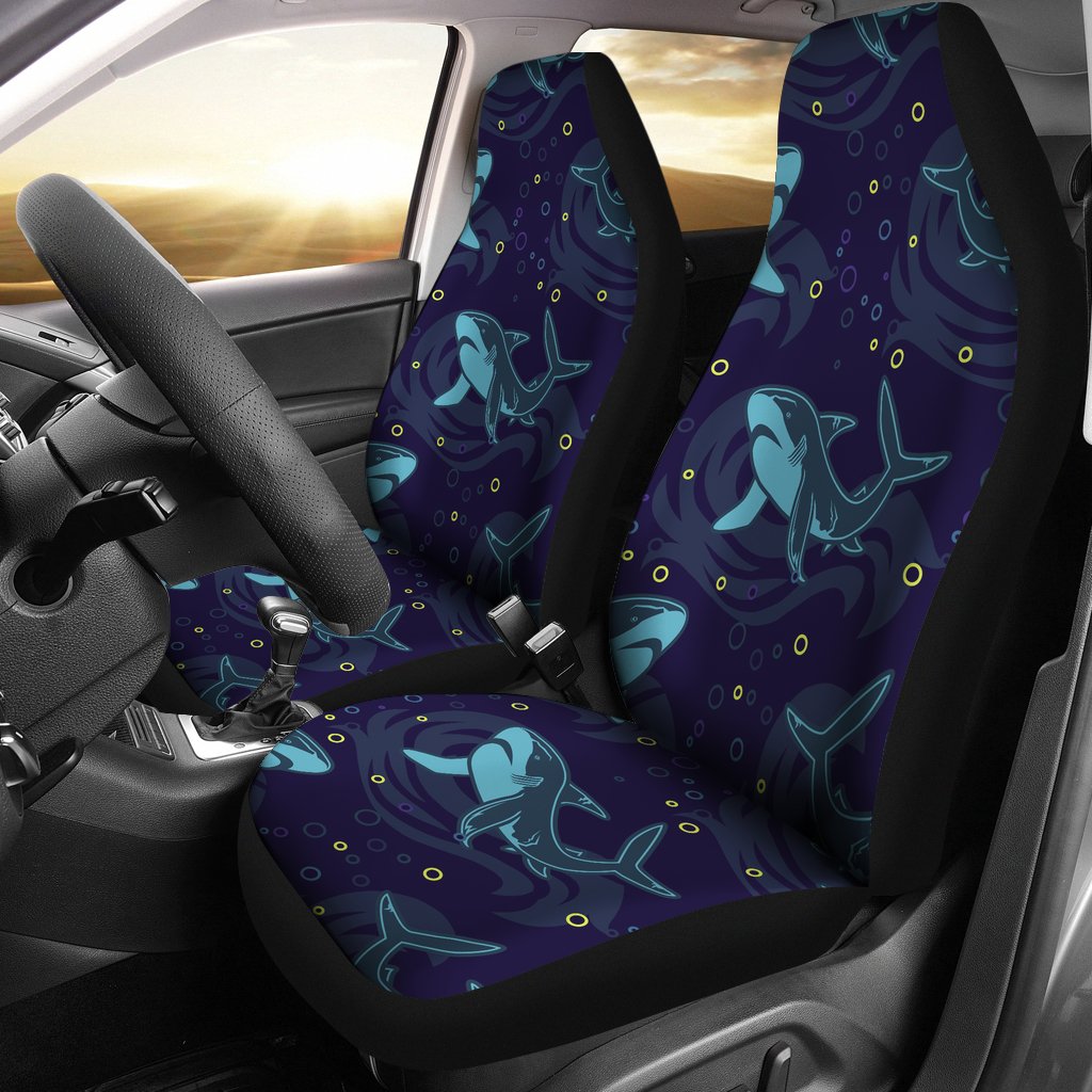 Shark Themed Print Car Seat Covers