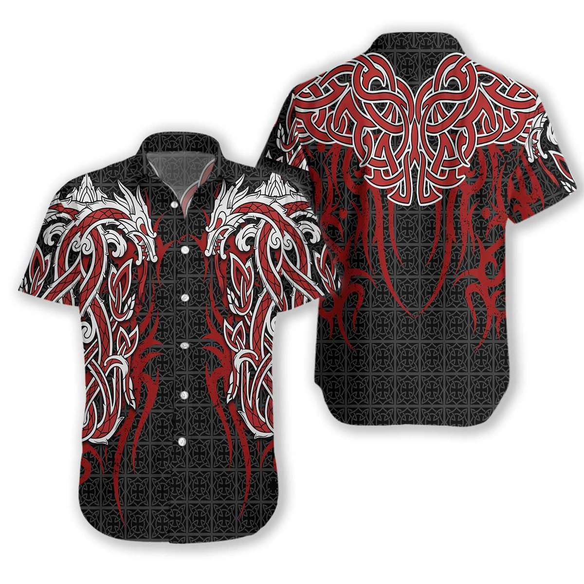 Dragon Tattoo Art Aloha Hawaii Shirts For Men Women Ha25252