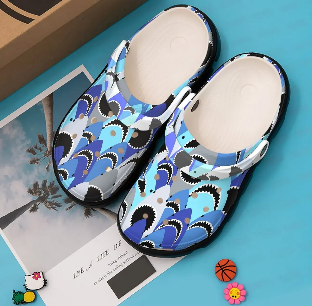 Shark Personalized Clog Custom Crocs Comfortablefashion Style Comfortable For Women Men Kid Print 3D Shark Pattern