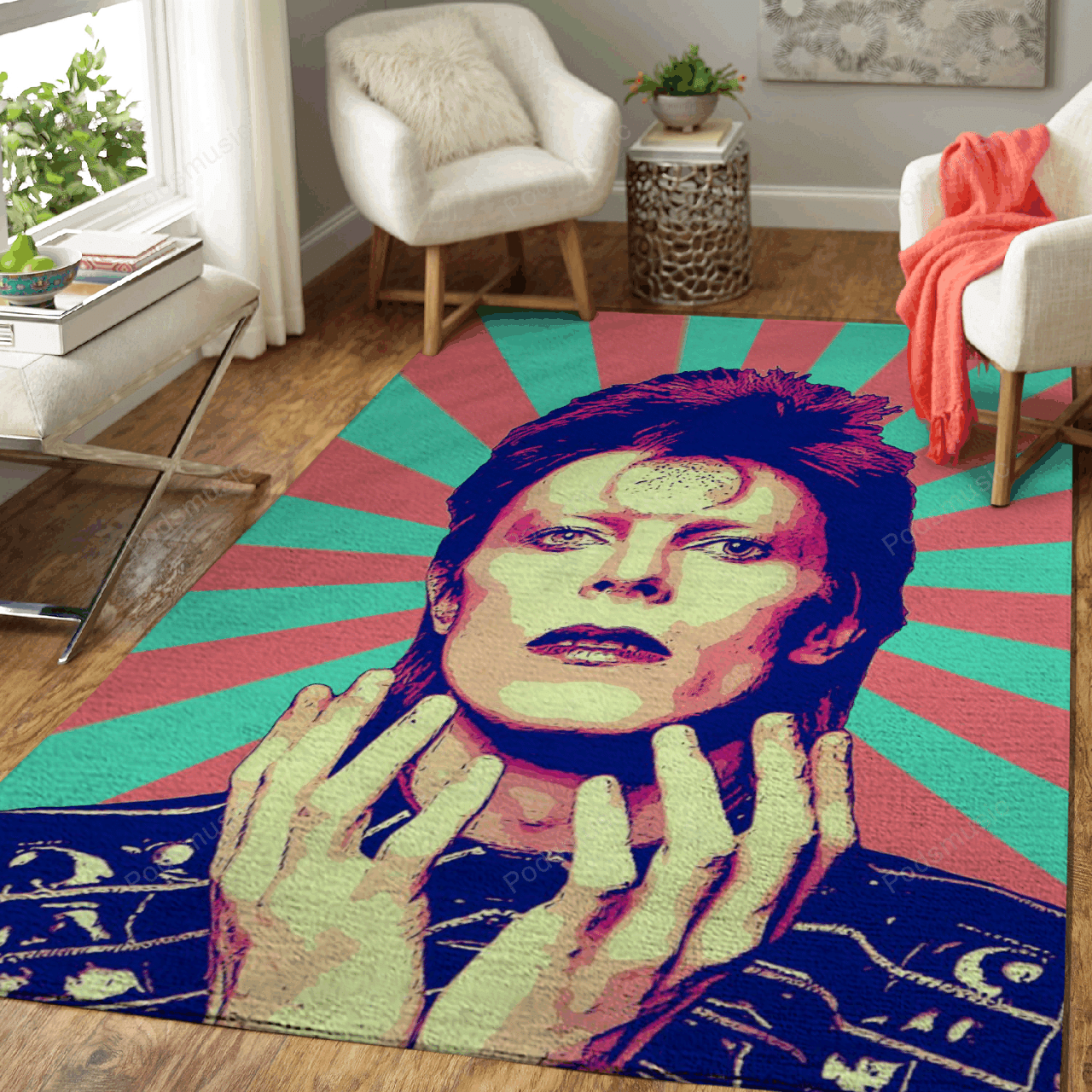 David Bowie – Retro Music Art For Fans Area Rug Carpet