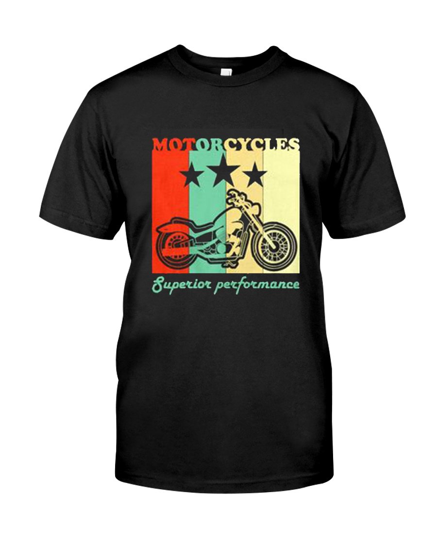 Vintage Retro 70s Themed American Motorcycles Legends Bikers T-shirt