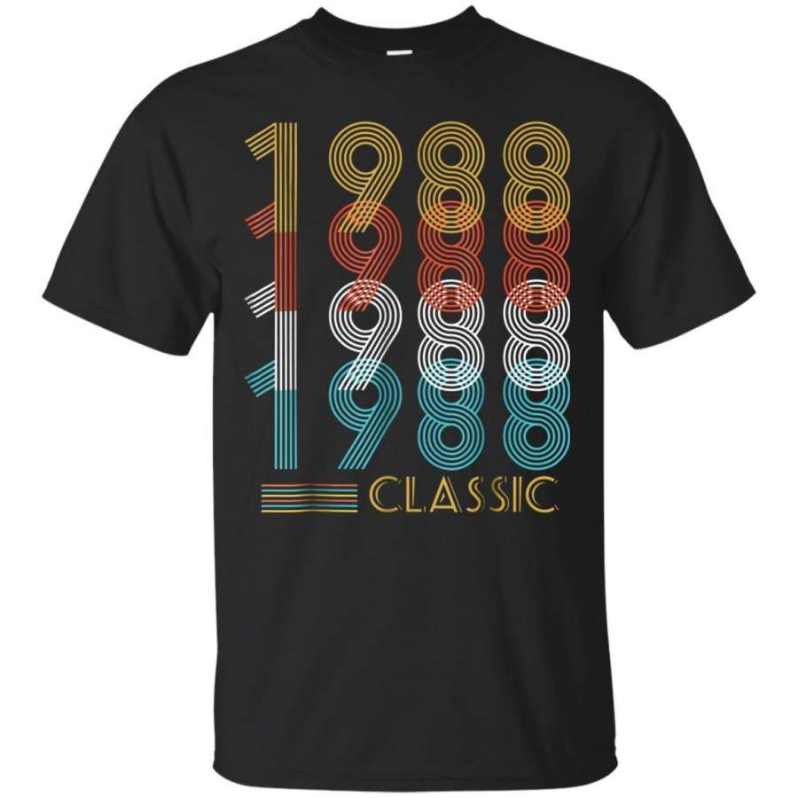 AGR 30th Birthday Gift Vintage 1988 Tshirt For Men Women Jaq T-shirt