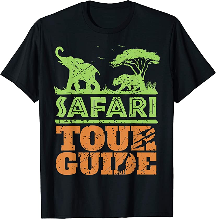 Safari Tour Guide T-Shirt, Animal Shirt, Africa T-Shirt