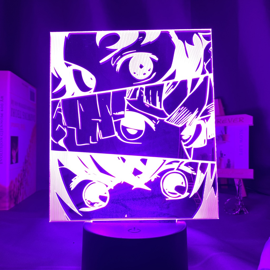 Anime Led Light Kimetsu No Yaiba Kokushibo For Bedroom Decoration Night Light Gift Manga 3D Lamp Demon Slayer Room Decor Alx Artthread Style