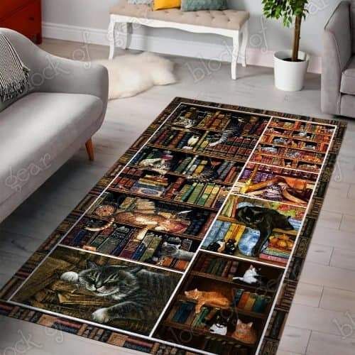 Books And Cats Area Limited Edition  Sku 263826 Rug