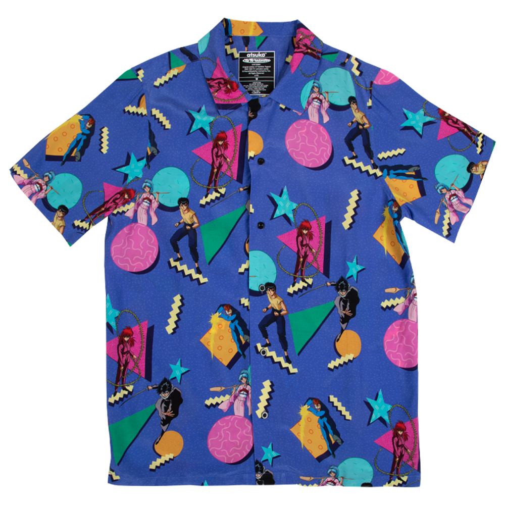 Yu Yu Hakusho Bombastic Button-Down Shirt