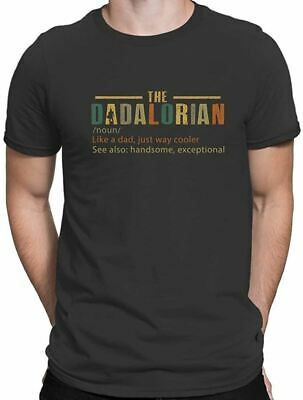 Vintage T Shirts The Dadalorian Defination Like A Dad Just Way Cooler Crew 8419