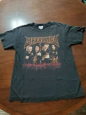 Vintage Metallica Shirt Lars, James, Kirk, Rob 90’s, 2000? 8890