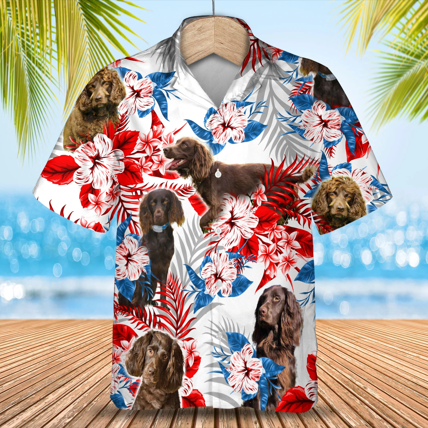 Boykin Spaniel Hawaii Dog Summer Aloha Men Hawaii Women Hawaii Shirt Ha46085