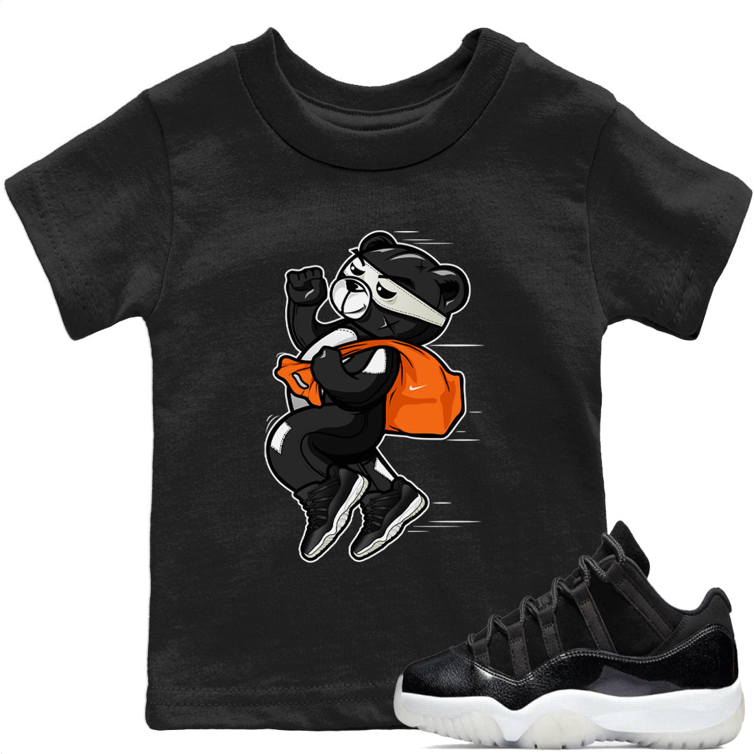 Thief Bear T-Shirt – Air Jordan 11 72-10 Baby & Youth