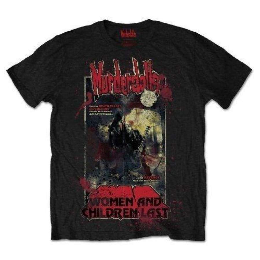 Murderdolls’ 80’s Horror Poster’ T-shirt Mens Fashion Casual T-shirt Round Neck Short Sleeves T Shirt Cool Tops Clothing