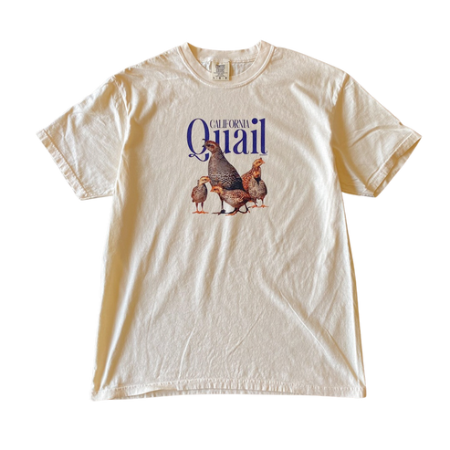 California Quail Tee Shirt Outfit  For Men  For Women