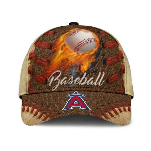 Los Angeles Angels Baseball Leather Style Classic Cap