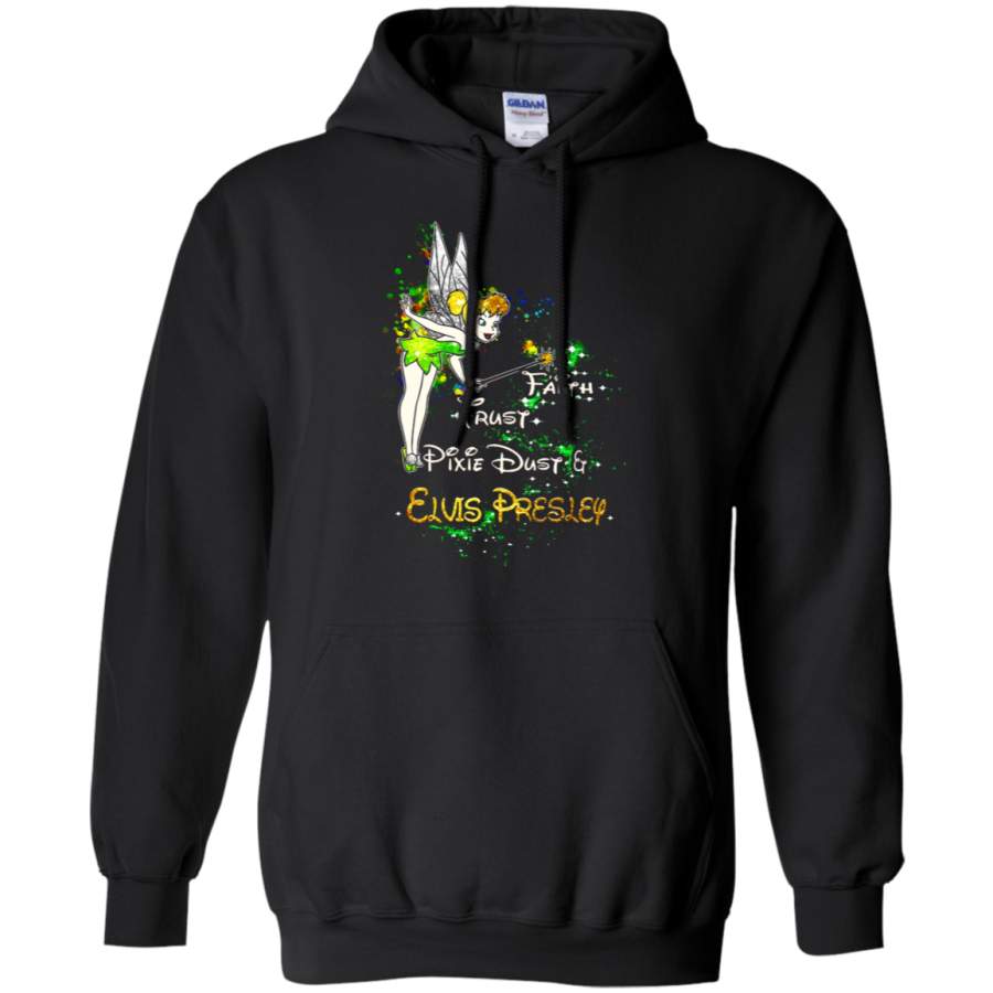 AGR Tinker Bell Faith Trust Pixie Dust And Elvis Presley Hoodie