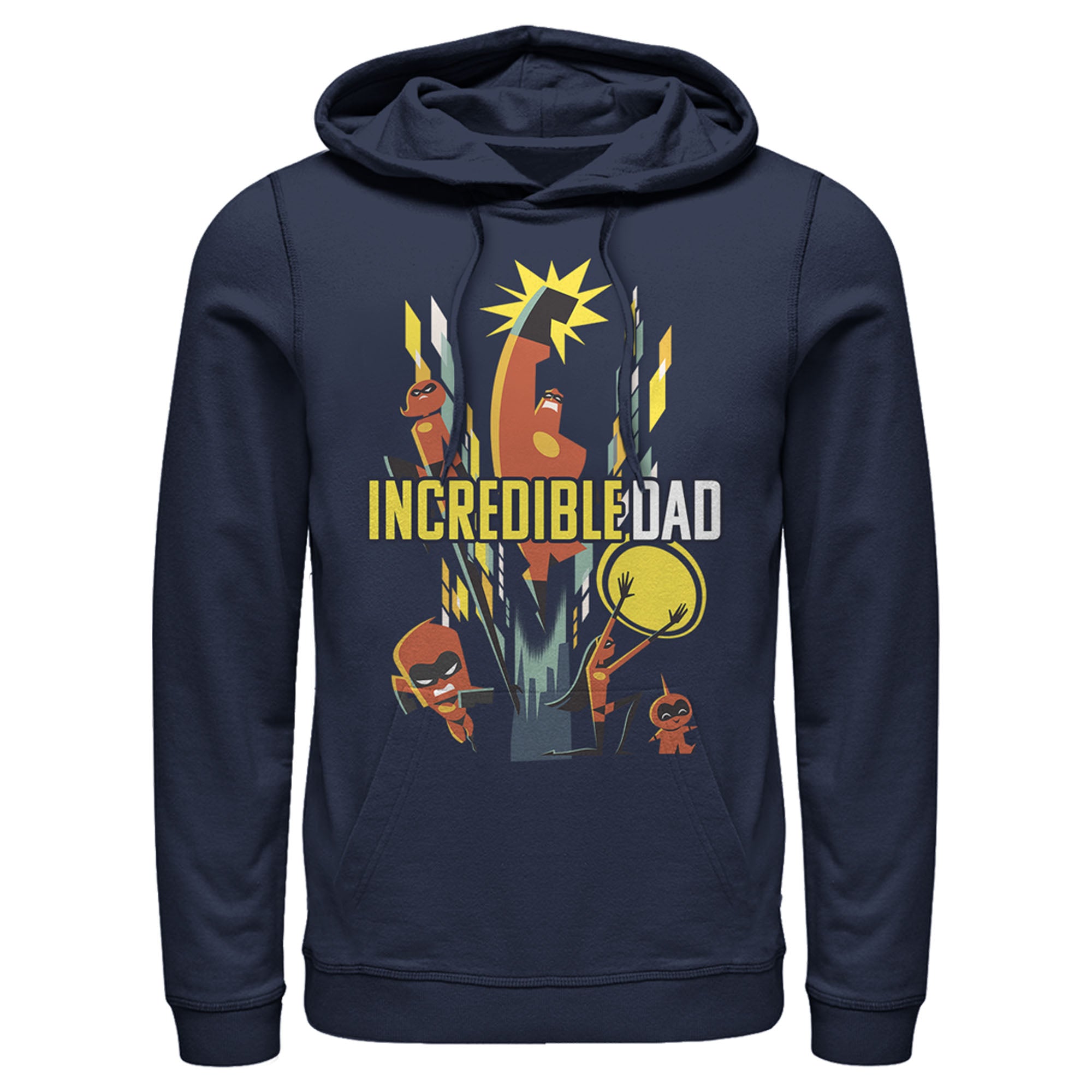 Men’S The Incredibles 2 Modern Incredible Dad Pull Over Hoodie