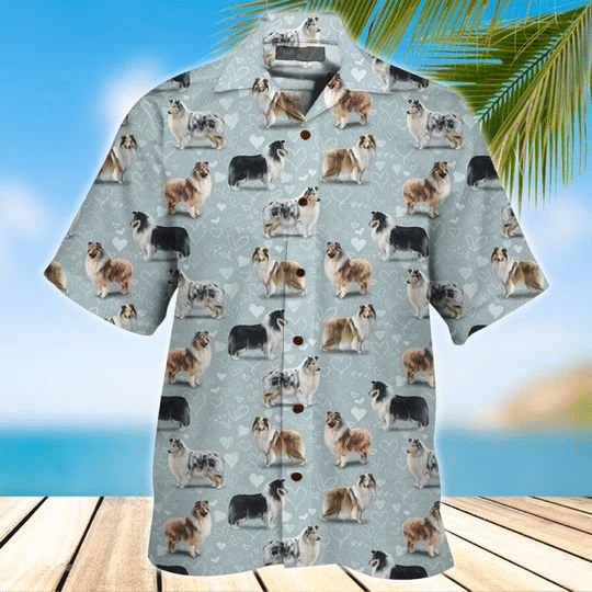 Rough Collie Hawaii Shirt Unisex Adult Ha31802