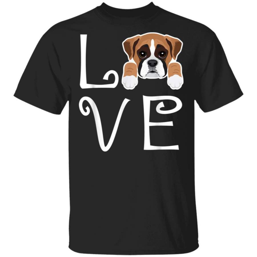 Boxer Love Dog Owner Boxer Puppy unisex T-shirt full size