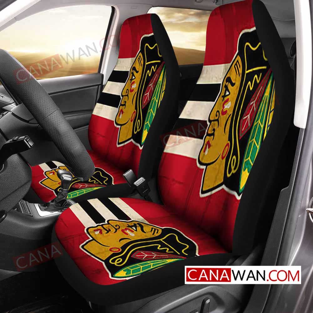 Chicago Blackhawks Style269 3D Customized Personalized Car Seat Cover