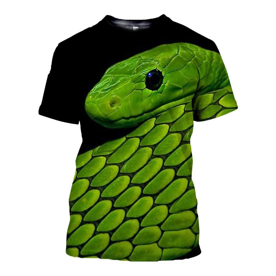 3D All Over Printed Snake T Shirt Hoodie 15127