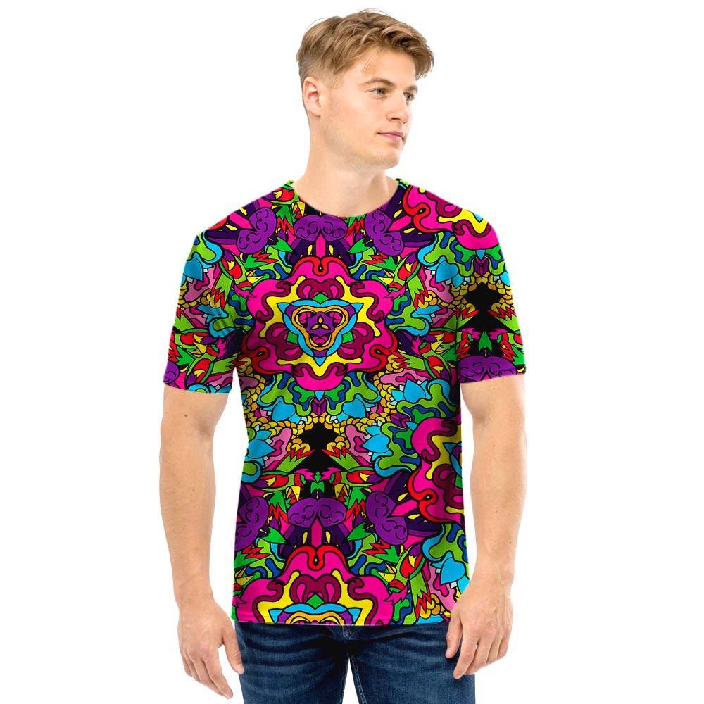 Animal Hippie Psychedelic Men T Shirt