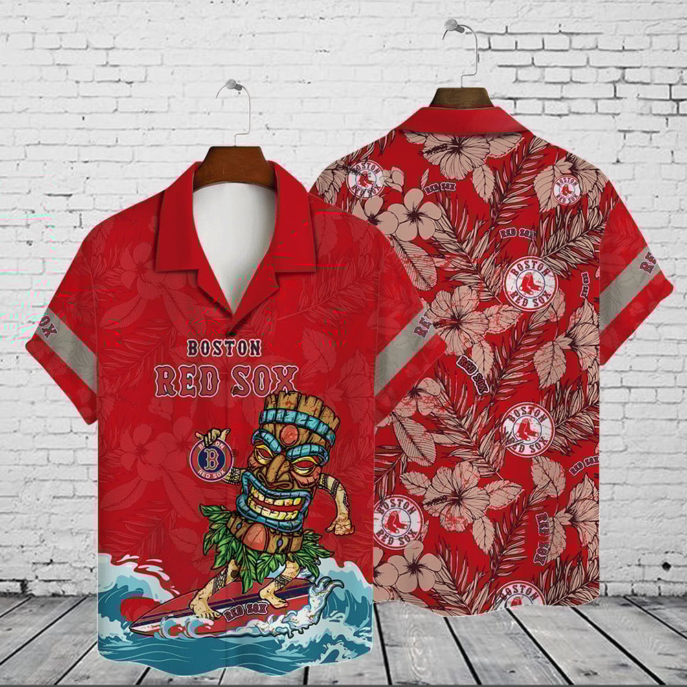 Boston Red Sox 2023 Aop Hawaiian Shirt V17