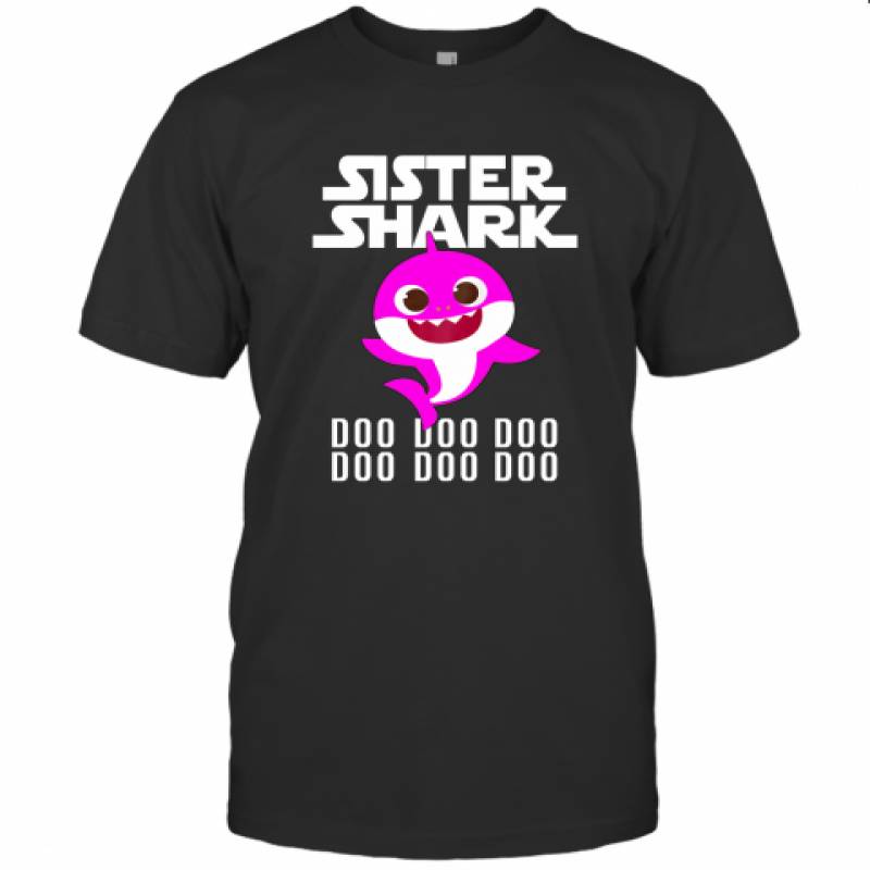 Sister Shark Family T Shirt