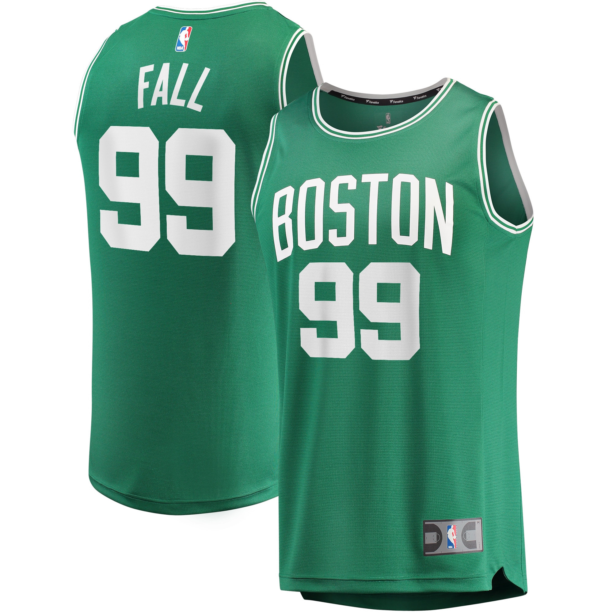 Tacko Fall Boston Celtics Fanatics Branded 2019/20 Fast Break Replica Jersey Green – Icon Edition NBA