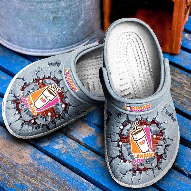 Donkin Donut For Men And Women Gift For Fan Classic Water Rubber clog Shoes Comfy Footwear