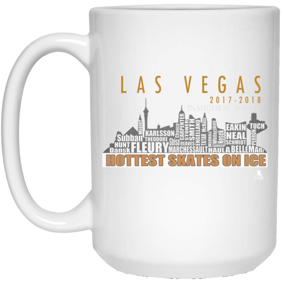 Las Vegas Hockey Team Roster – Golden Knights Team White Big Mug