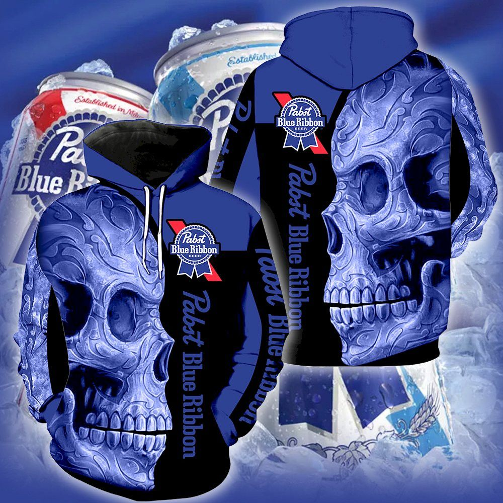 Pabst Blue Ribbon New Full All Over Print 3D Hoodie For Men And Women