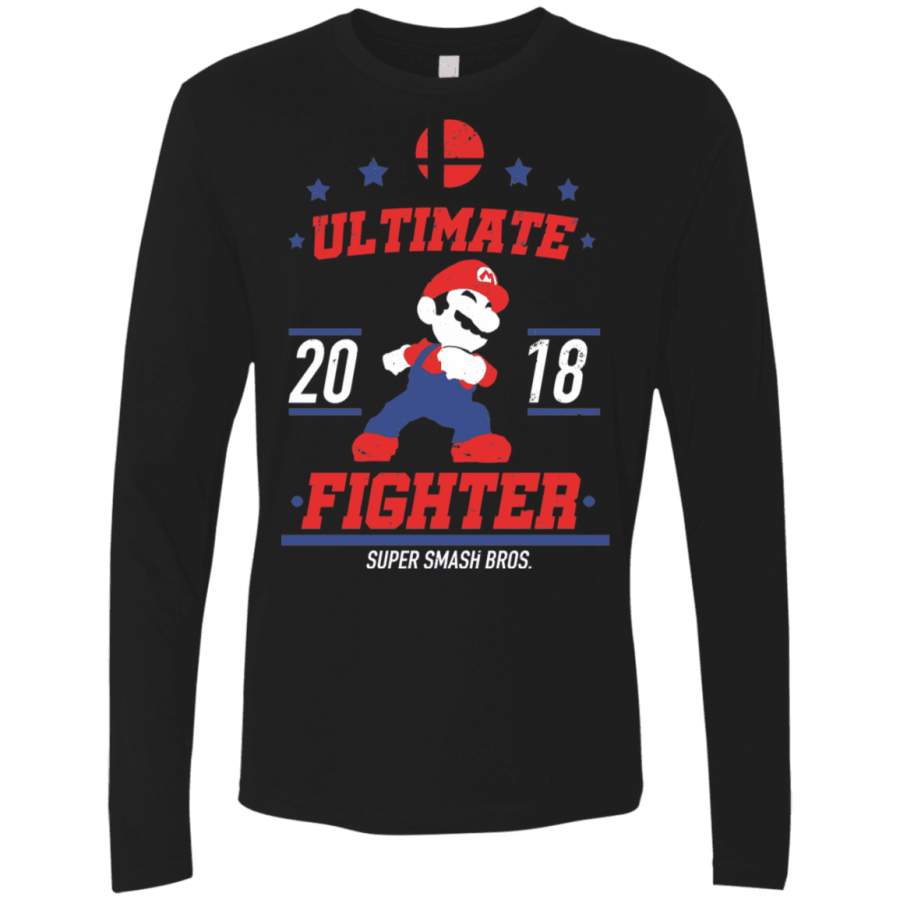 Ultimate Fighter Mario Men’s Premium Long Sleeve