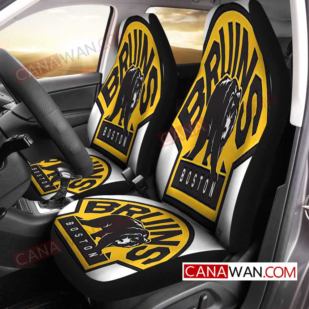 Boston Bruins Style864 3D Customized Personalized Car Seat Cover