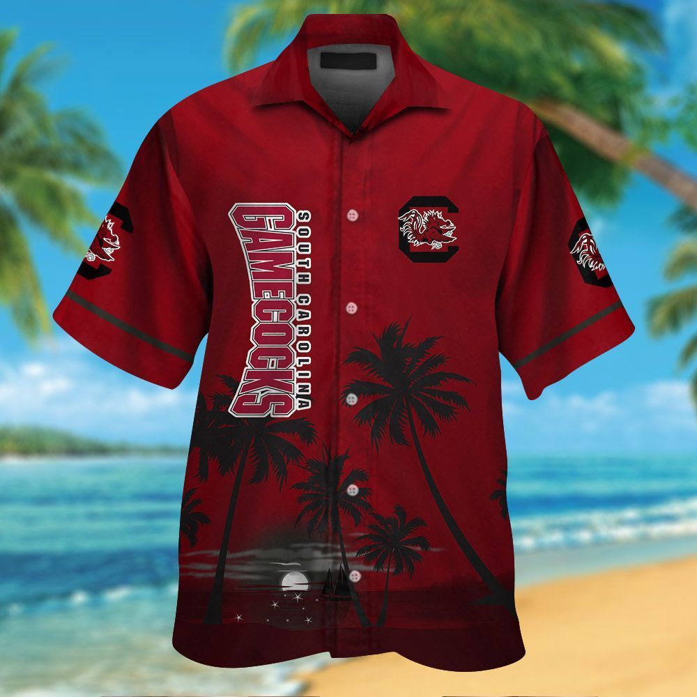 NCCA South Carolina Gamecocks Coconut Tree Hawaiian Shirt