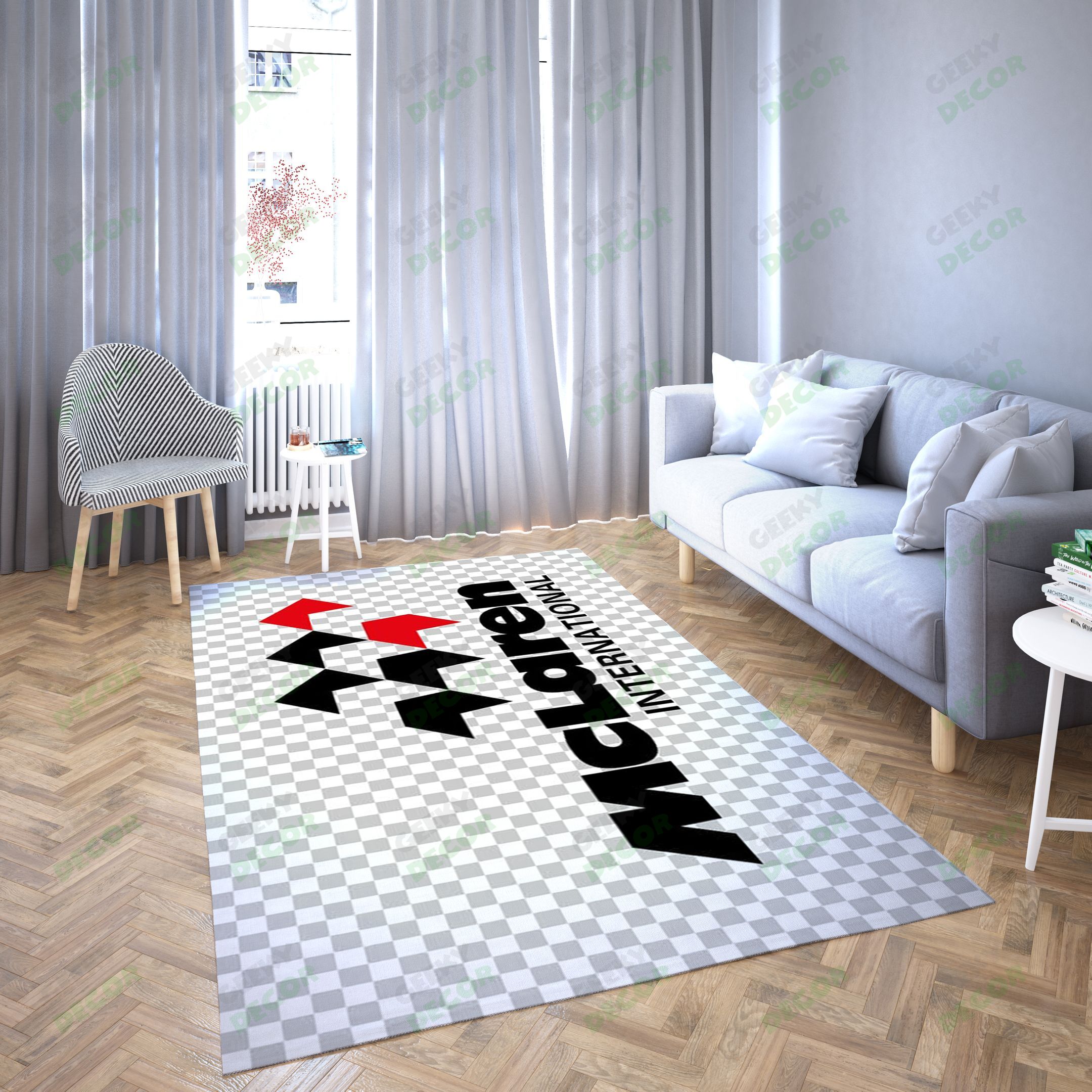 Mclaren Logo Very Nice Carpet Living Room – Area Rug