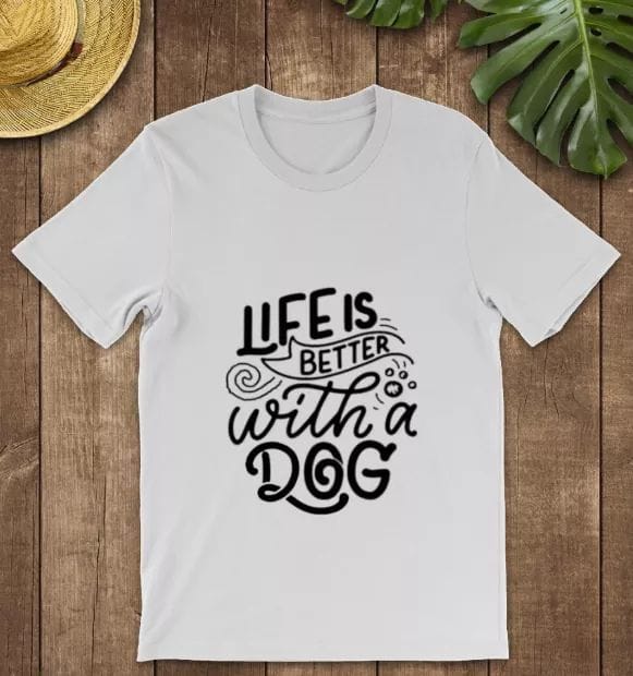 Life Is Better With A Dog Standard Men T-shirt