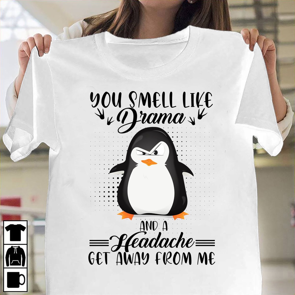 Get Away From Me, Penguin – Standard T-Shirt, Gift For You, Gift For Penguin Lover, Hoodie All Color Size S-5Xl