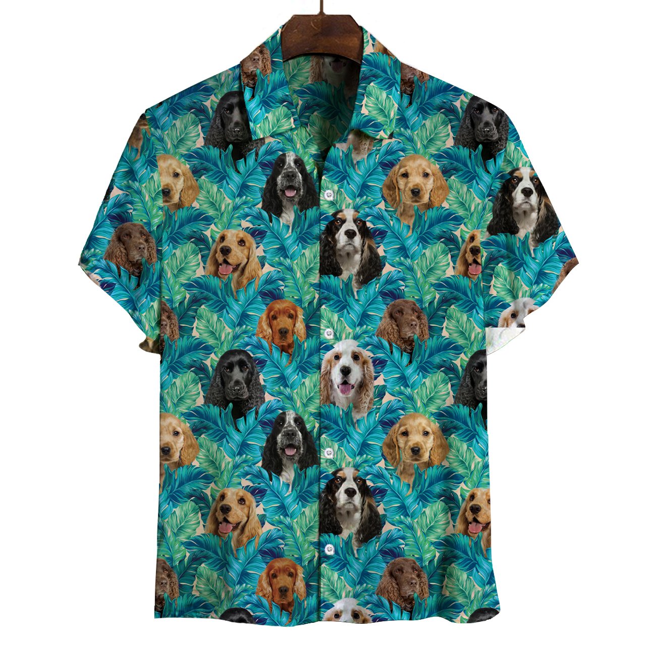 English Cocker Spaniel Hawaii Shirt Ha78055