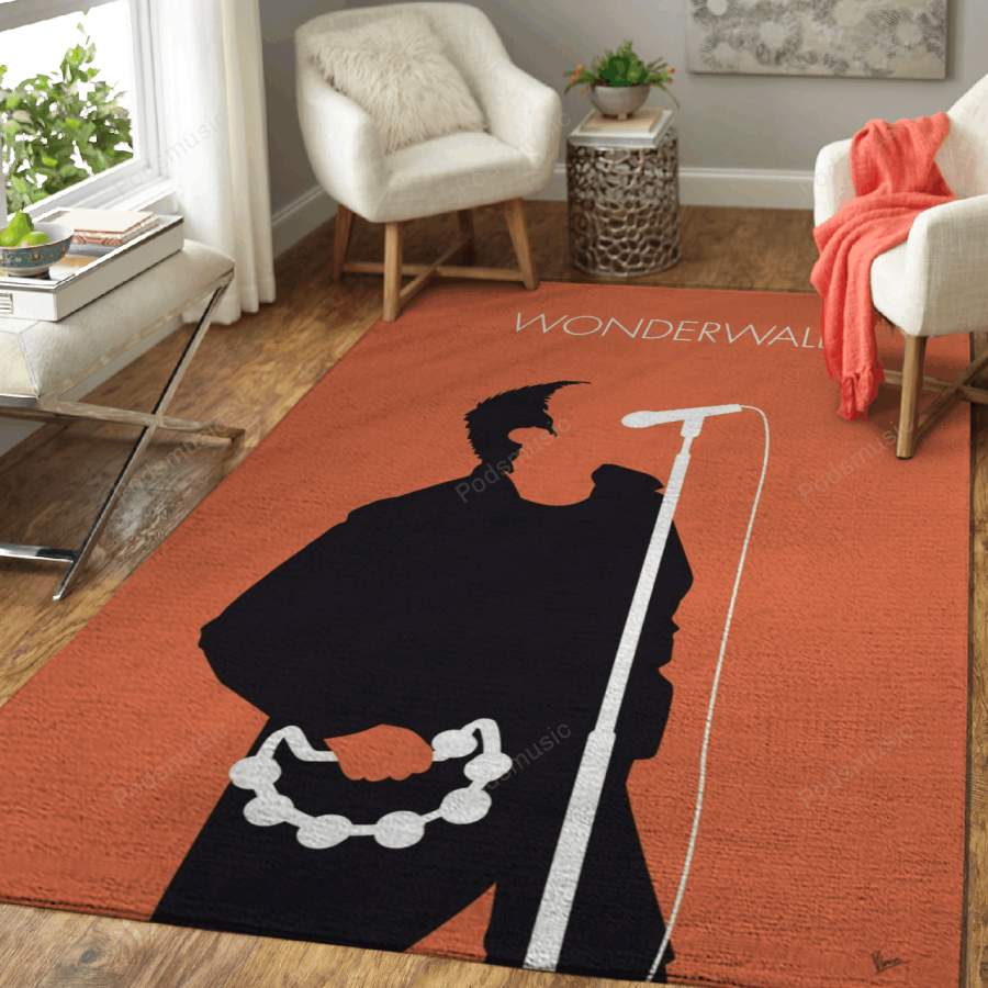 No023 MY Oasis Minimal Music Artwork – Minimal Music Artworks Art For Fans Area Rug Living Room Carpet Floor Decor