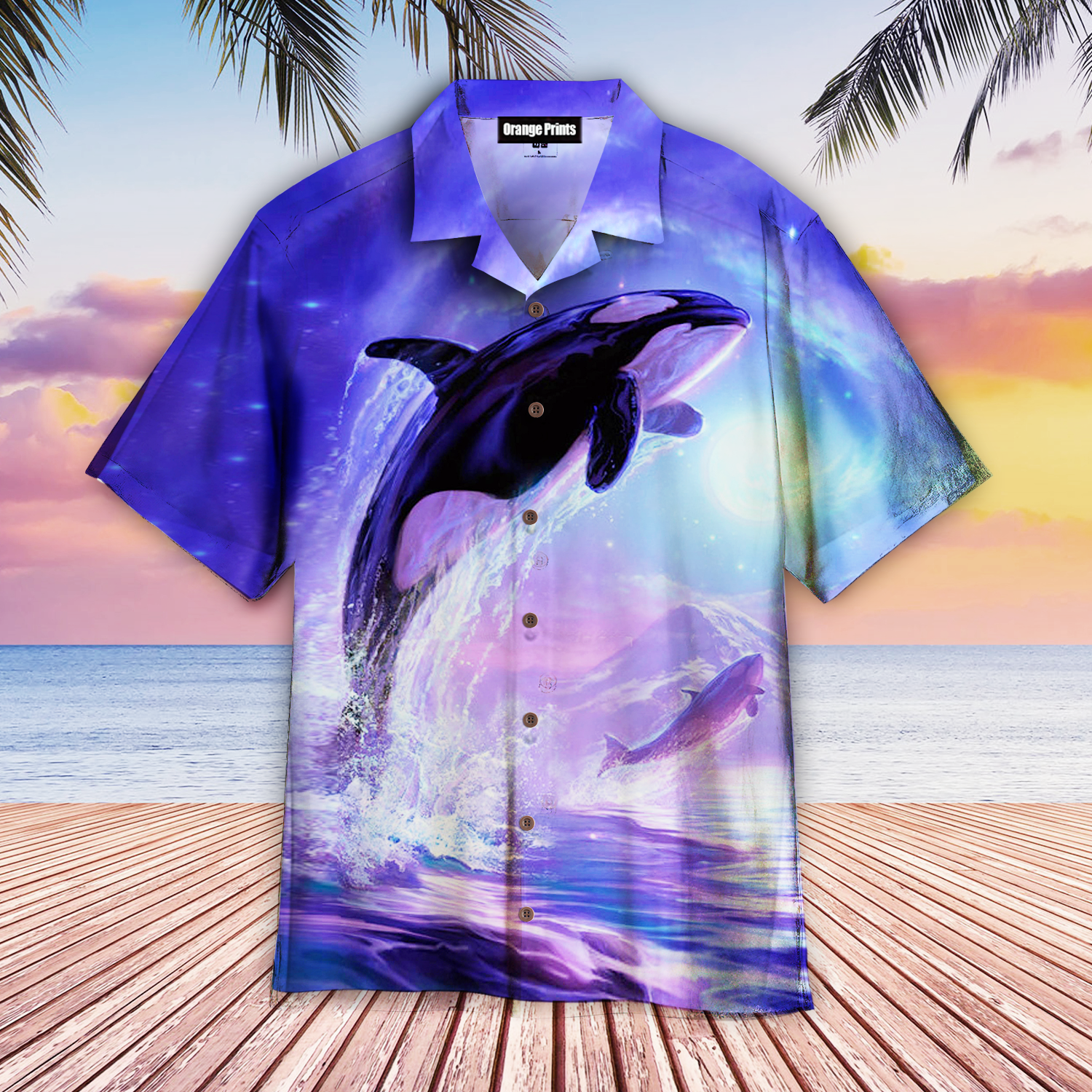 Whale Aloha Hawaiian Shirts For Men And Women | Wt5716