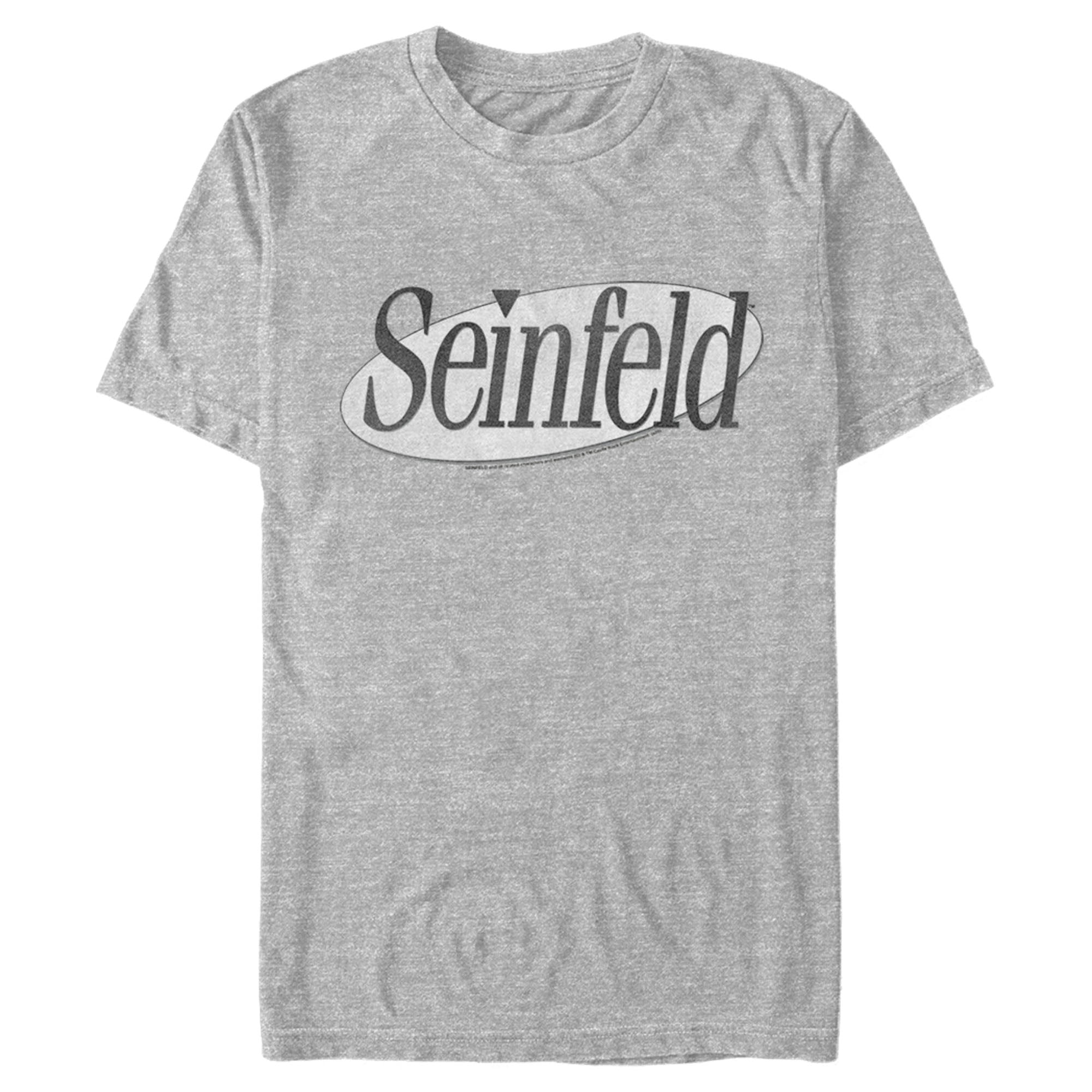 Seinfeld Men’S Black And White Logo  T-Shirt