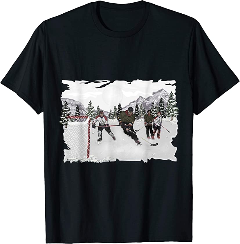 Vintage Retro Hockey T-Shirt