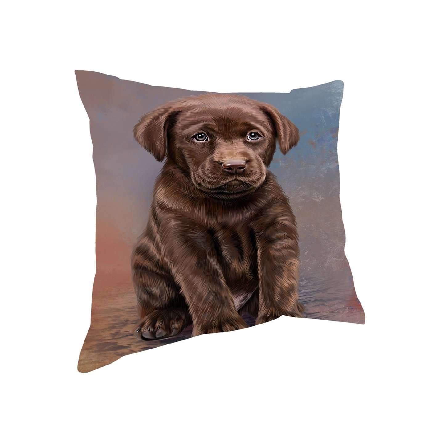 Labrador Puppy Dog Throw Pillow